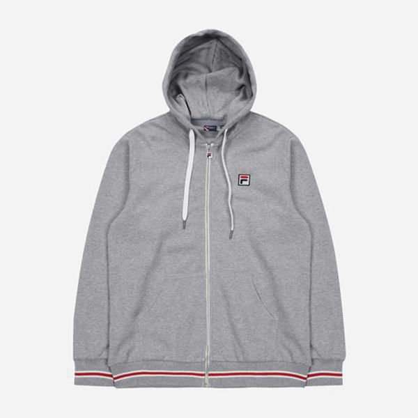 Fila Bunda Damske Siva - Hooded Zip Vypredaj - Slovakia 59710-CIYP